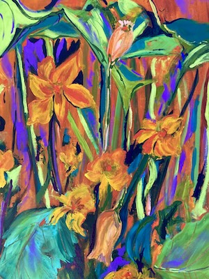 Squash Blossoms 2 by Sue Kelman